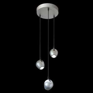 3 x GU10 Trio Adjustable Bullet Head Pendant