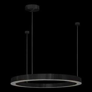 230v 40W LED SMD 80cm Black Halo Pendant