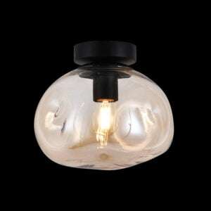 230v 60W Small Glass Molten Ceiling Light