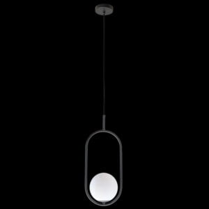230v 3W G9 LED, Short Luna Charcoal Black Pendant