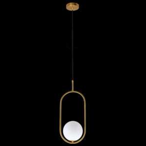 230v 3W G9 LED, Short Luna Gold Pendant