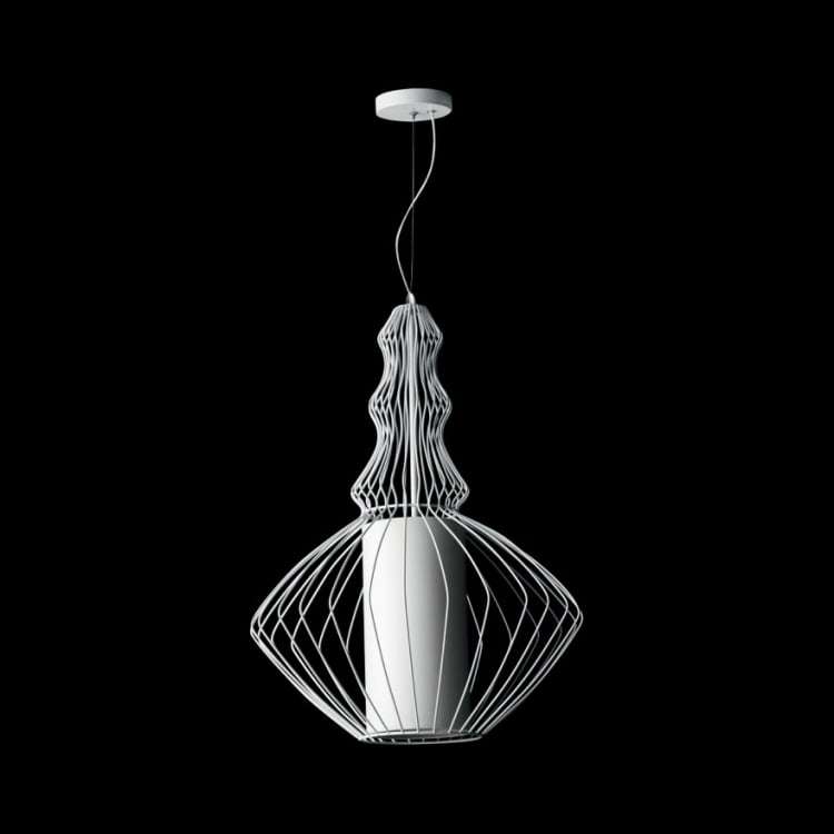 230v 40W E27 Wide Wire Metal Pendant