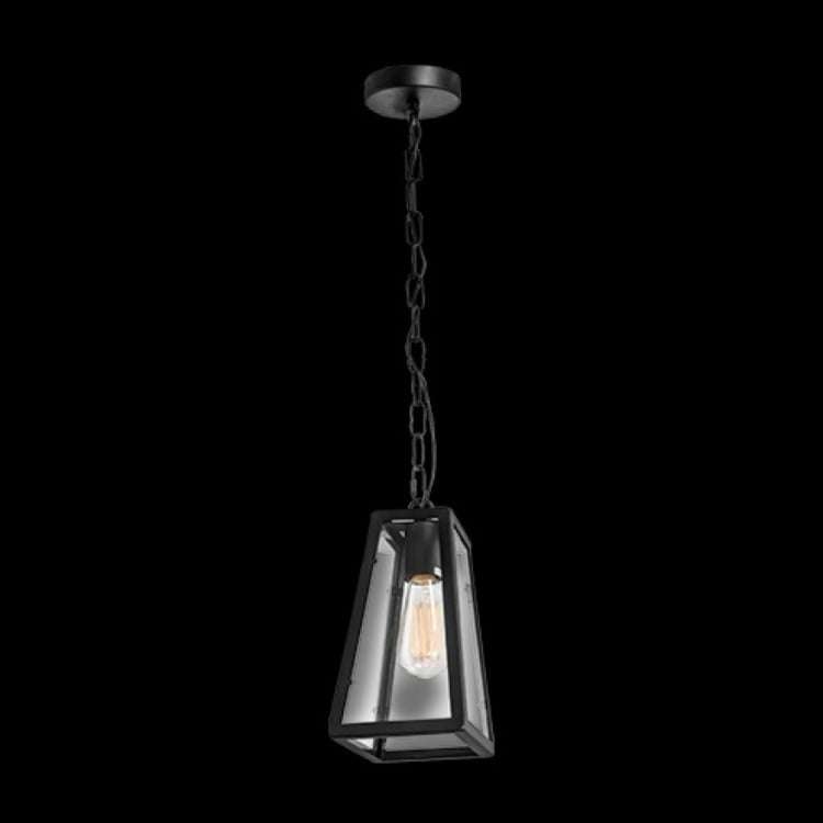 230v 40W E27 Small Square Rustic Lantern