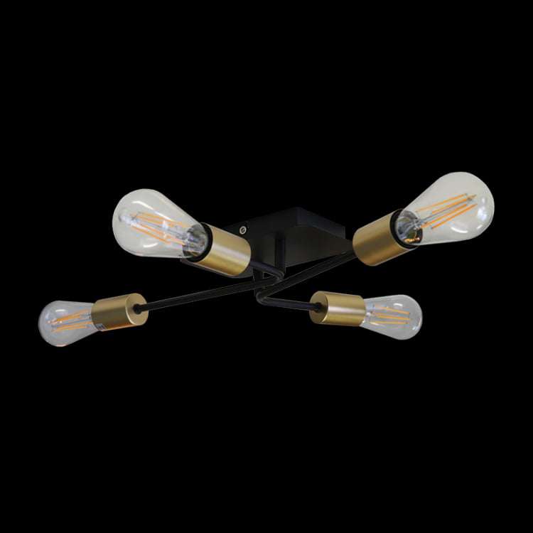 230v 40W E27 4 Lights Traverse Ceiling Fitting