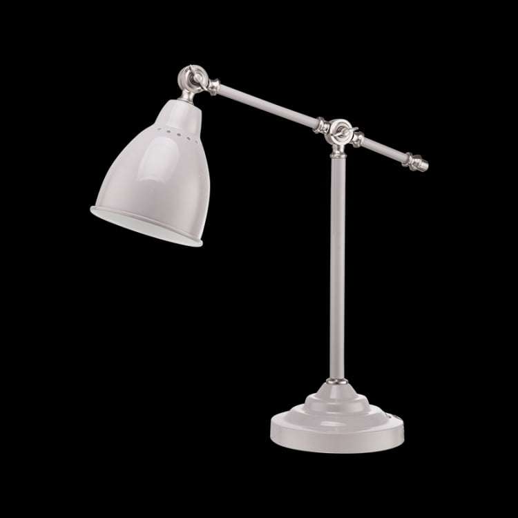 230v 40W E27 Grey Executive Desk Lamp with in-line switch,