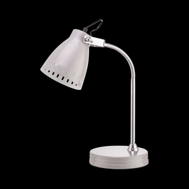 230v 40W E27 Grey Flexi Desk Lamp with in-line switch,