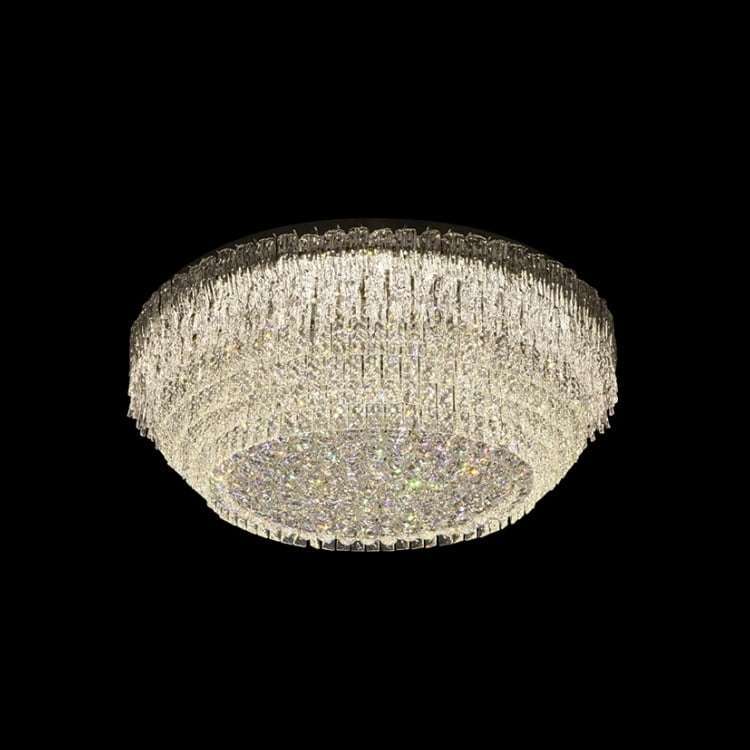 230v 42W LED SMD Medium Majestic Round K9 Crystals Ceiling Fitting