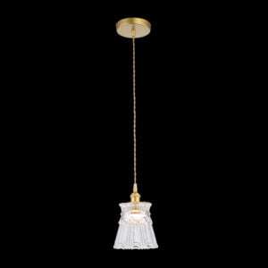 230v 40W E14 Vintage Cut Glass Pendant