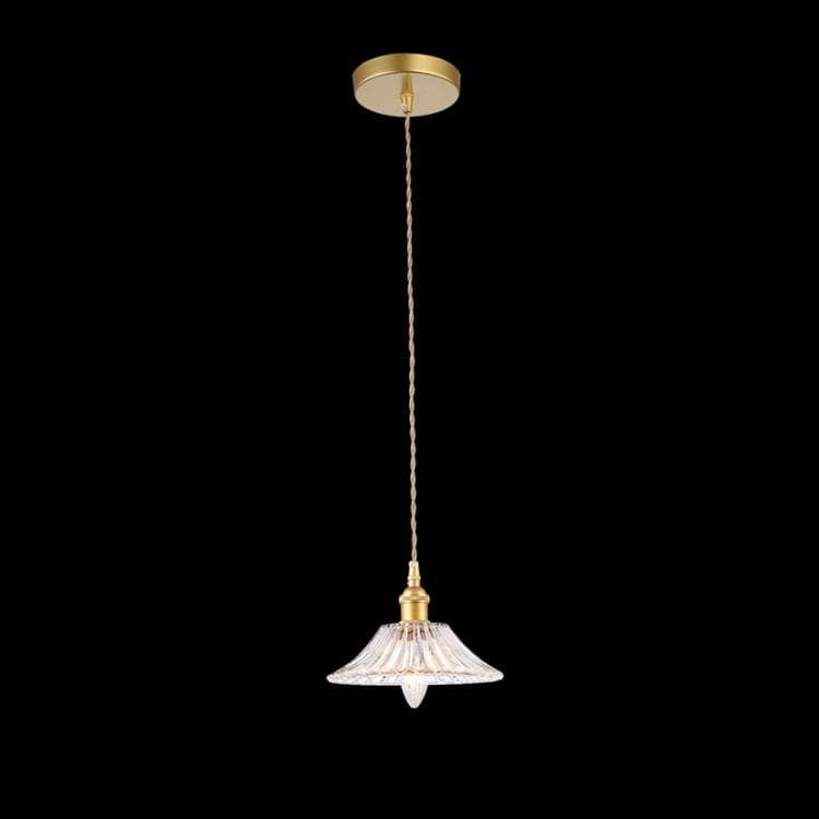 230v 40W E14 Vintage Cut Glass Pendant