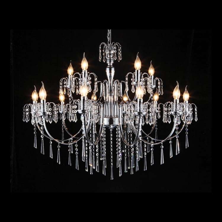 230v 40W E14 10+5 Light Elegant Crystal Chandelier
