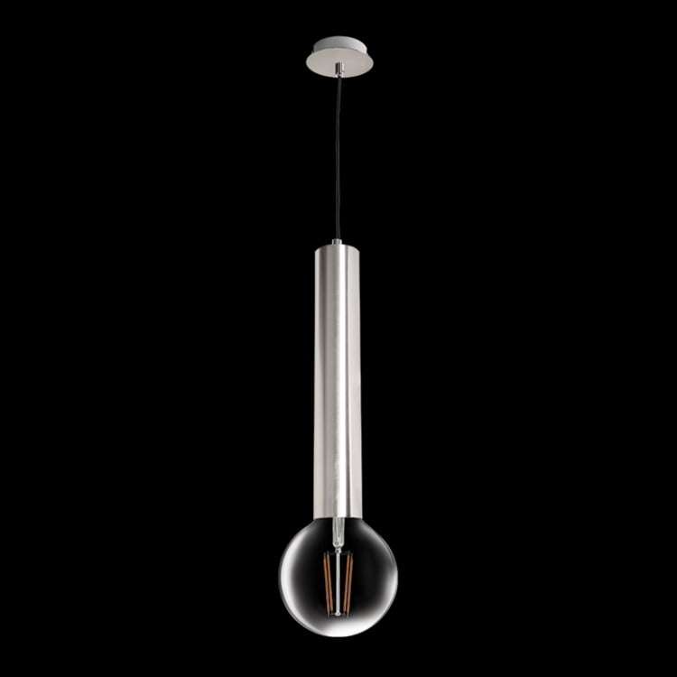230v 40W E27 Flute Pendant, Satin
