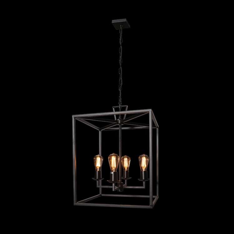 230v 40W E27 Square Ranch Iron Pendant