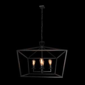 230v 40W E27 Large Pentagon Ranch Iron Pendant