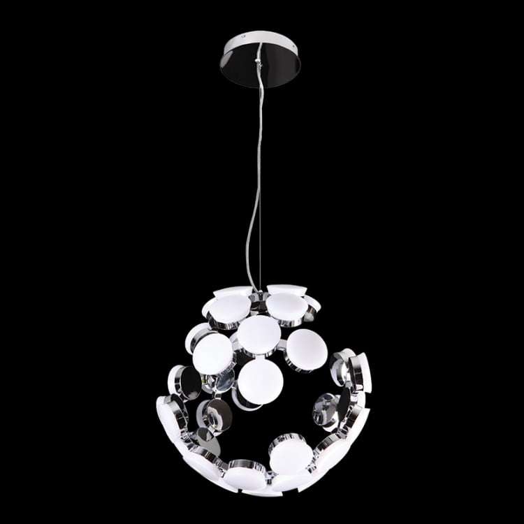 230v 75W LED SMD Meteor Chrome Pendant